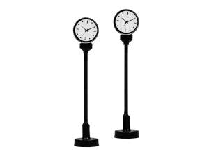 Lionel Train 1956300 HO Lighted Clock 2pk black