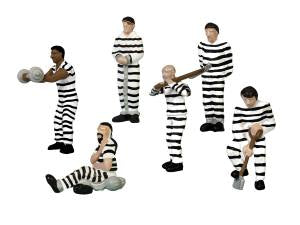 Lionel Train 1957170 HO Prison Work Crew stripes