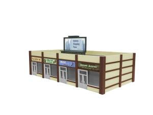 Lionel Train 1967180 HO Uptown Plaza Mall Kit