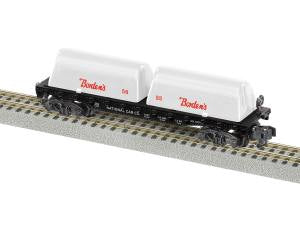 Lionel Train 2019152 AF Bordens #1401 Milk Flat Car