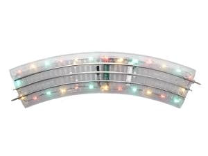 Lionel Train 2025020 O RTR FasTrack Lighted O36 Curve 4-Pack