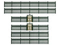 Lionel Train 2057150 HO Iron Fence Green