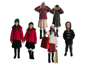 Lionel Train 2130120 O RTR Window Shopping Children Figures