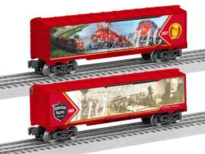 Lionel Train 2138030 O USA CP 140th Anniversary Boxcar