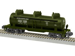 Lionel Train 2219200 AF 3-Dome Tank Car US Army #10981