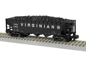 Lionel Train 2219335 AF 3 Bay Hopper Virginian #20681 (not shown)