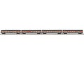 Lionel Train 2219430 AF Streamlined Passenger Car NH 4-Pack (not shown)