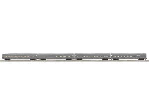 Lionel Train 2219450 AF Streamlined Passenger Car SOU 4-Pack (not shown)