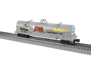 Lionel Train 2226550 O Coil Car NS #167024 w/Graffiti