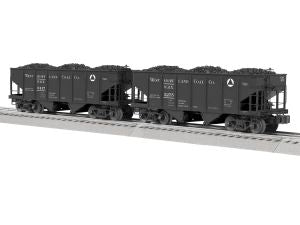Lionel Train 2226970 O Westmoreland Coal 2 Bay Hopper 2-Pack