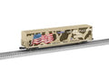 Lionel Train 2226991 O Illuminated Flag Boxcar UP Desert Victory