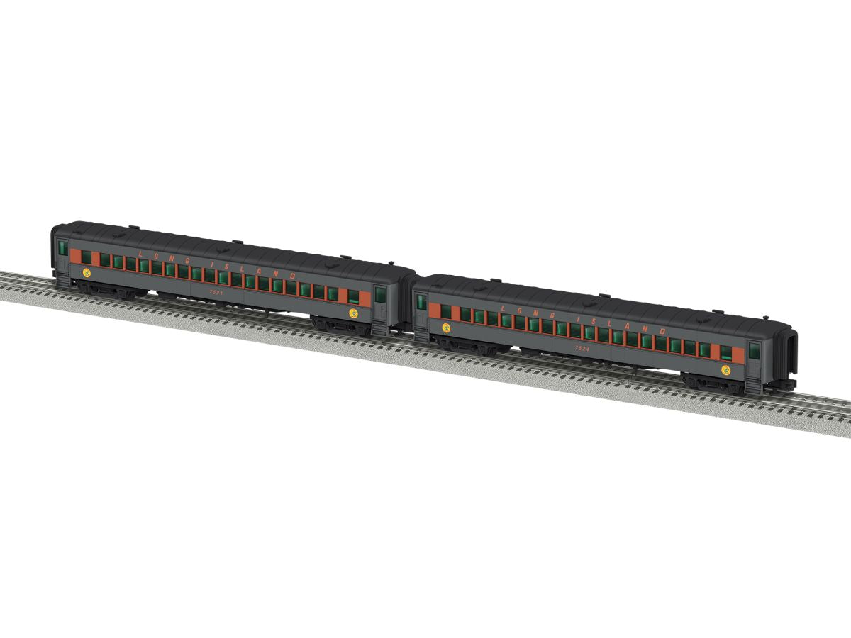 Lionel Train 2227110 O LIRR 72 Psg.Coach 2pk #1