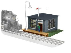 Lionel Train 2229030 O RTR PEP Train Orders Building