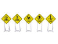 Lionel Train 2230170 O RTR Unique Railroad Signs 5pk