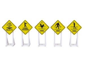Lionel Train 2230170 O RTR Unique Railroad Signs 5pk