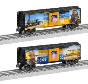 Lionel Train 2238010 O RTR UP 160th Anniversary Boxcar