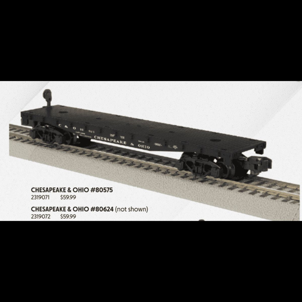 Lionel Train 2319071 AF C&O Flatcar #80575