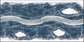 Lionel Train 2325010 O RTR FasTrack Polar Express Ice Track O36 Curve 4pk