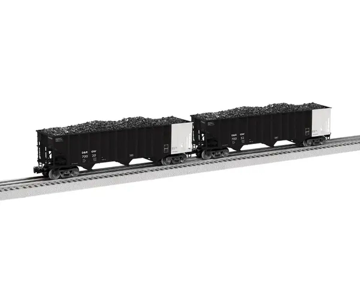 Lionel Train 2326098 O D&RGW 100T Hopper (white)