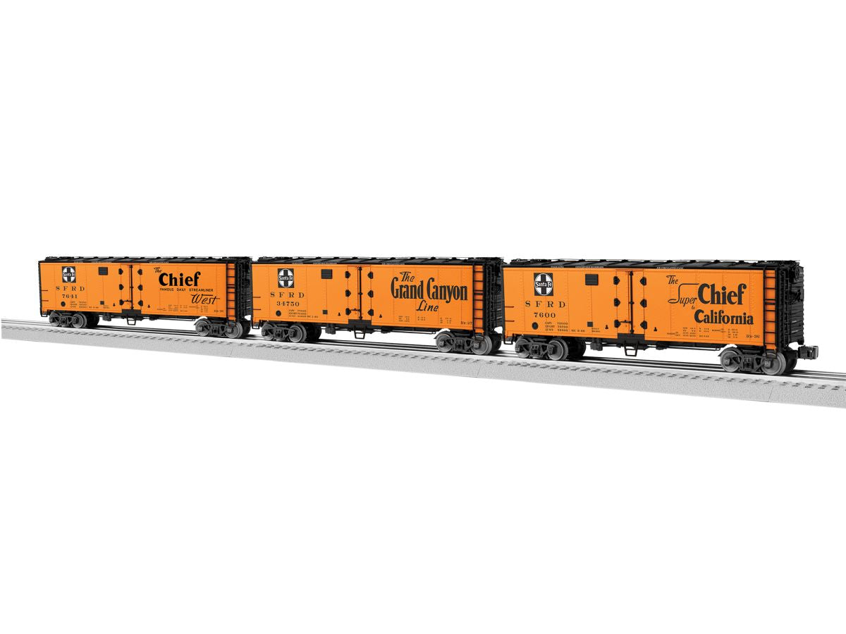 Lionel Train 2326300 O SF VISION Reefer 3pk