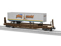 Lionel Train 2326420 O Lionel 50 Flatcar w/Trailer