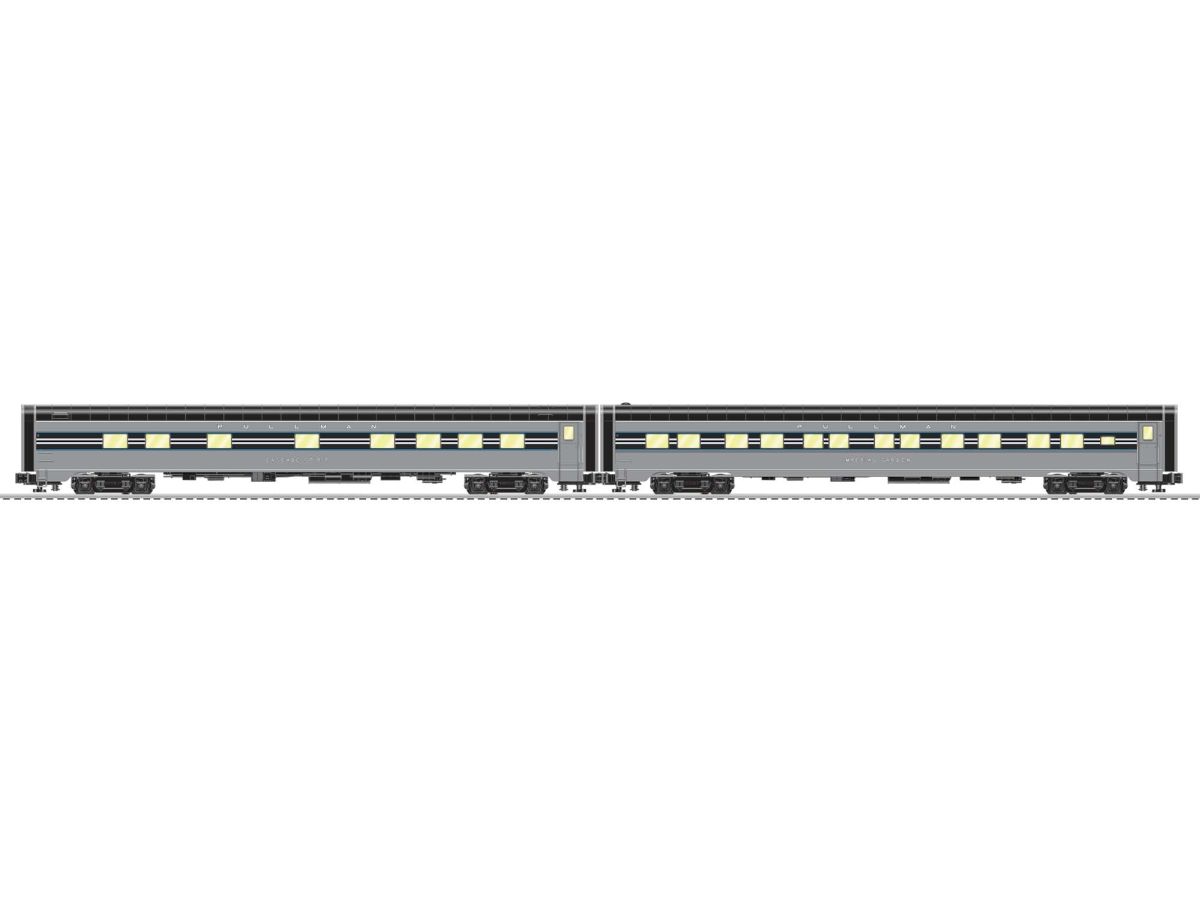 Lionel Train 2327320 O 20th Century Limited 21  2pk Psg.Cars