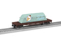 Lionel Train 2328070 O RTR Lionelville Milk Flatcar w/Milk Container