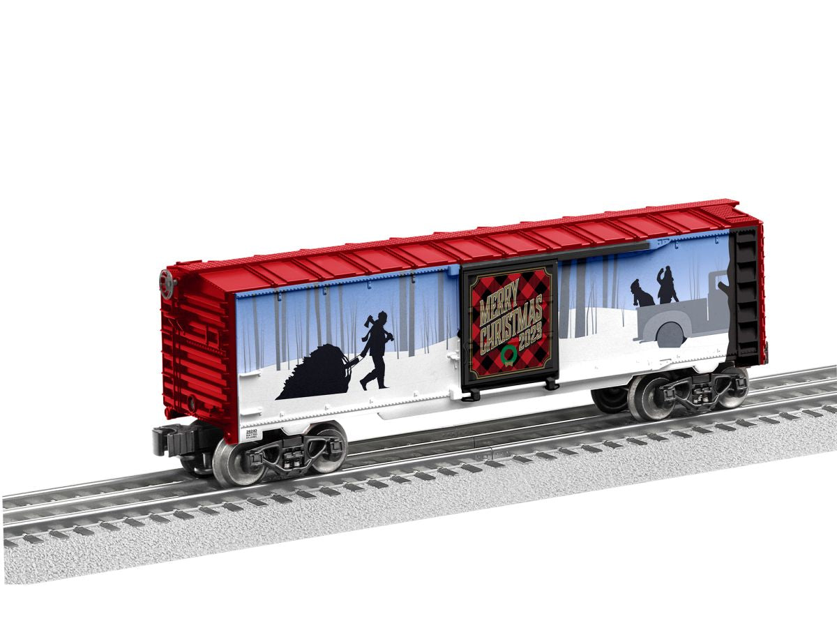 Lionel Train 2328240 O RTR 2023 Christmas Boxcar