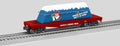 Lionel Train 2328260 O RTR Santas Choice Milk Carton Flatcar
