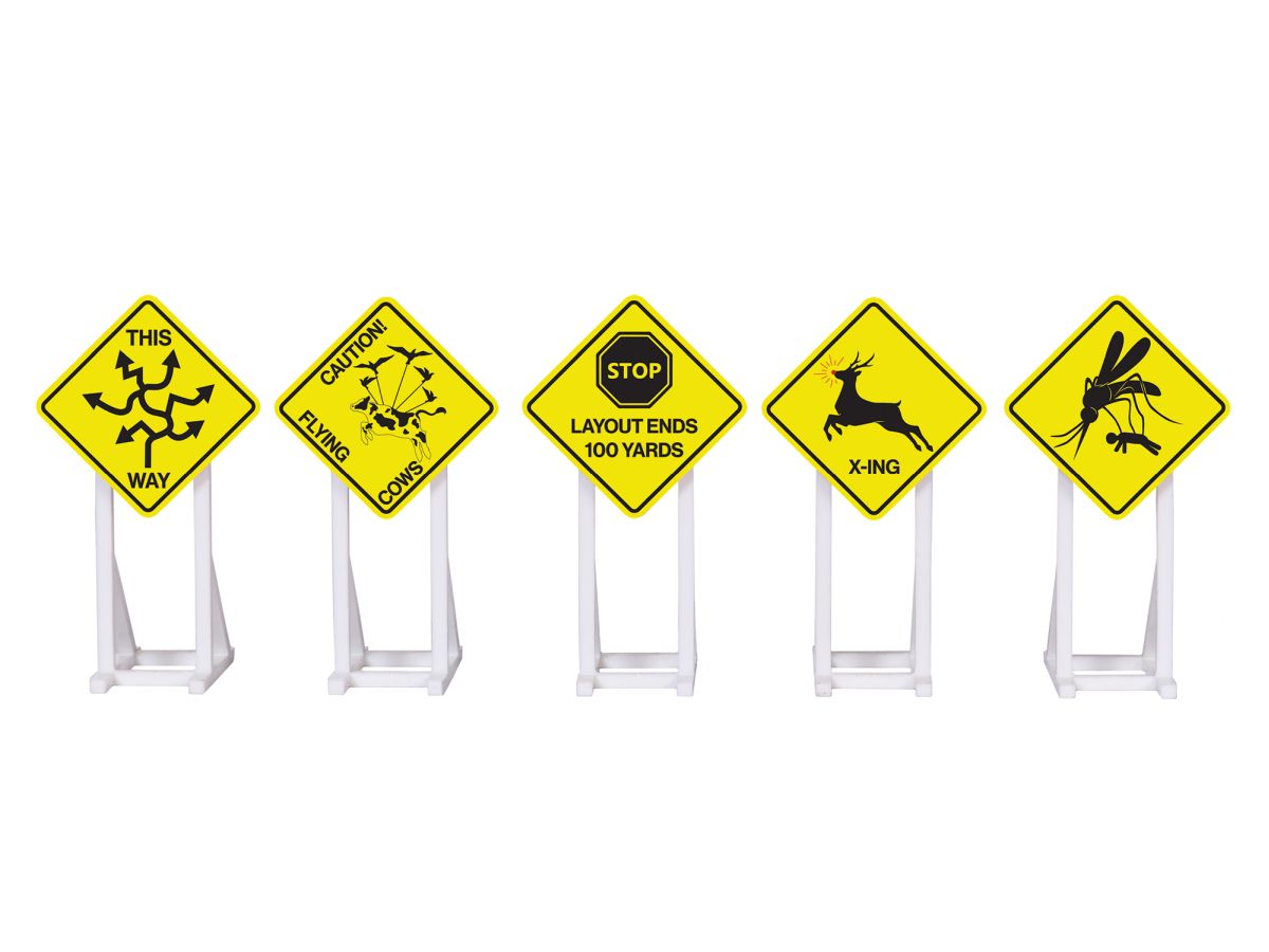 Lionel Train 2330010 O RTR Unique Railroad Signs 5pk #2