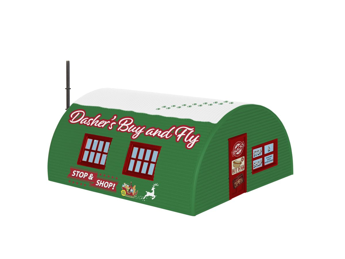 Lionel Train 2330140 O RTR Dashers Buy & Fly Quonset Hut