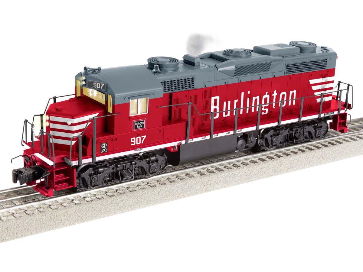 Lionel Train 2333561 O BTO GP20 CB&Q #907/LCS