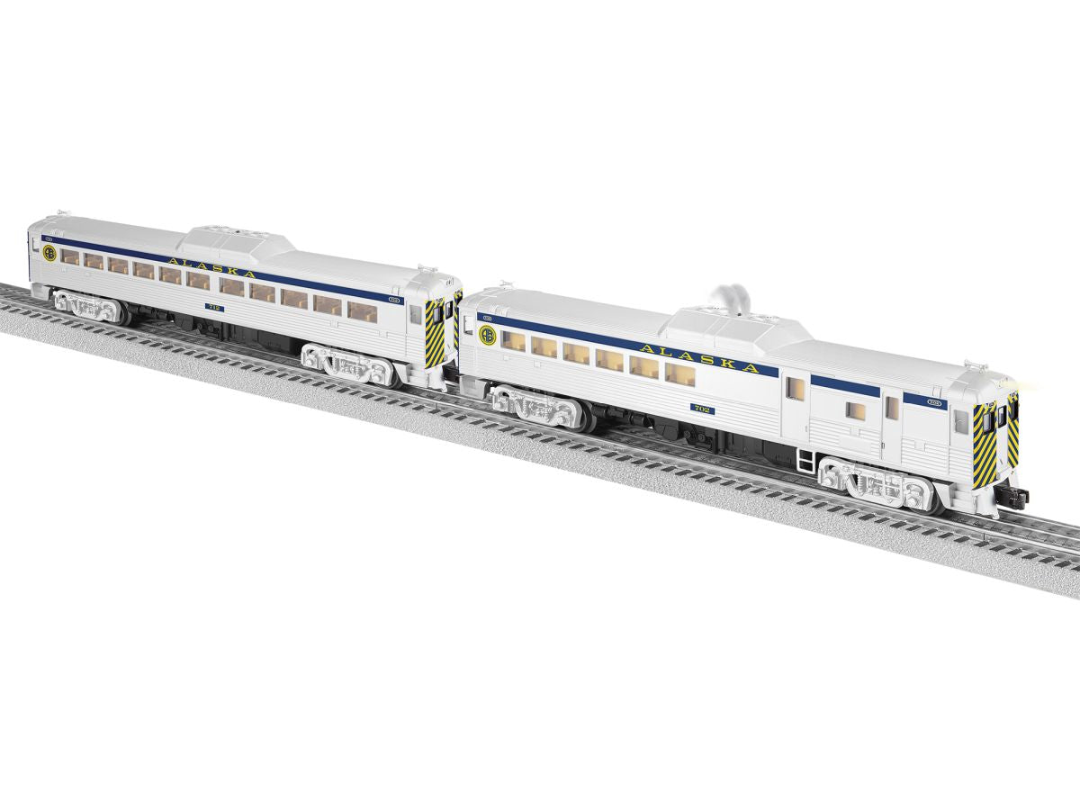 Lionel Train 2335070 O RTR LC+2.0 Bud RDC2 Combo Alaska #702 #712