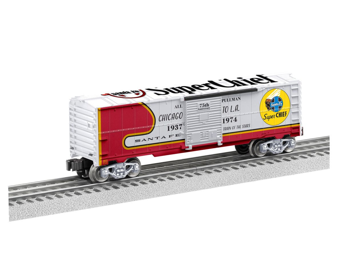 Lionel Train 2338070 O RTR SF Super Chief 75th Anniversary Boxcar