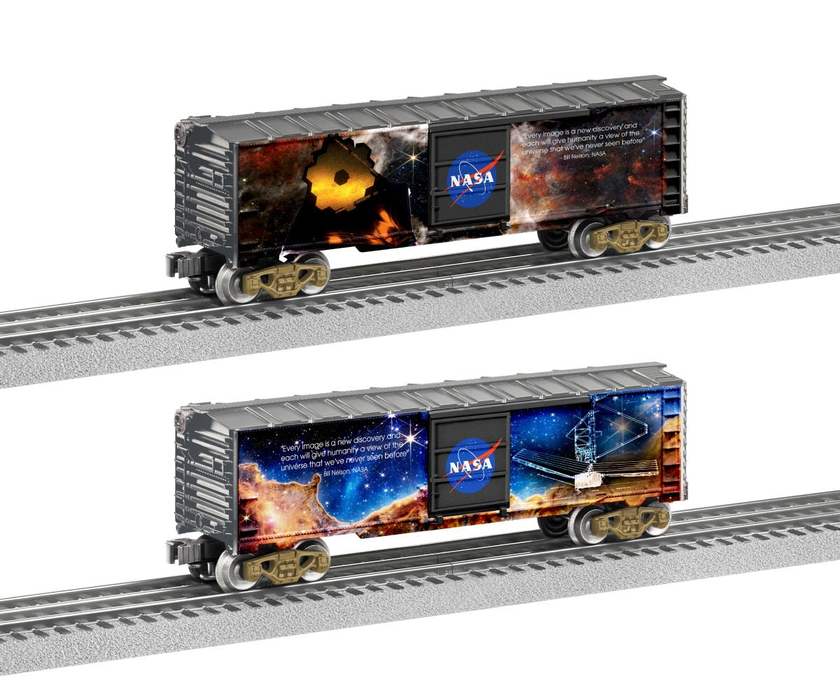 Lionel Train 2338210 O RTR James Webb Space Telescope Boxcar