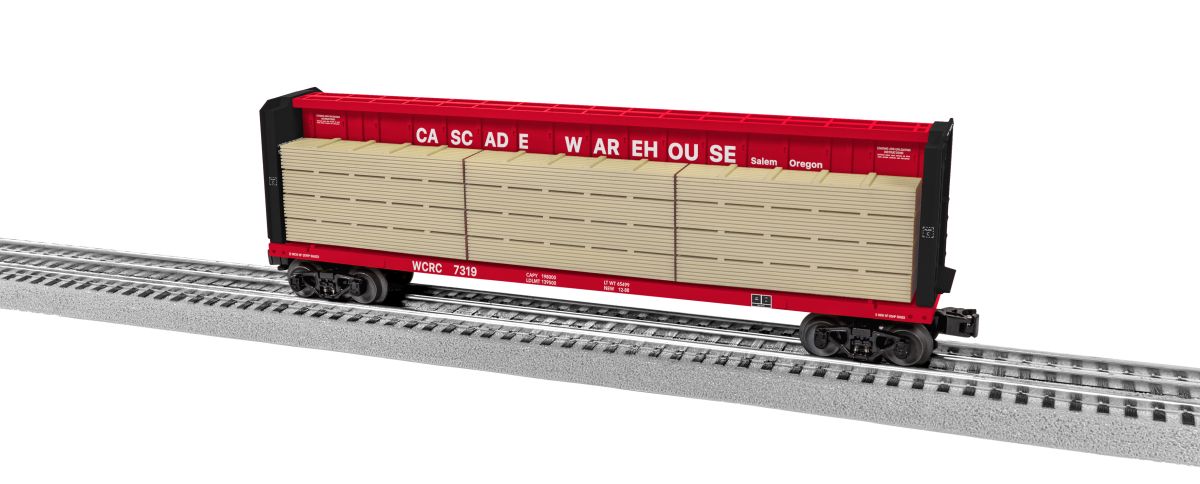 Lionel Train 2343101 O WCRC Centerbeam Flatcar #7319