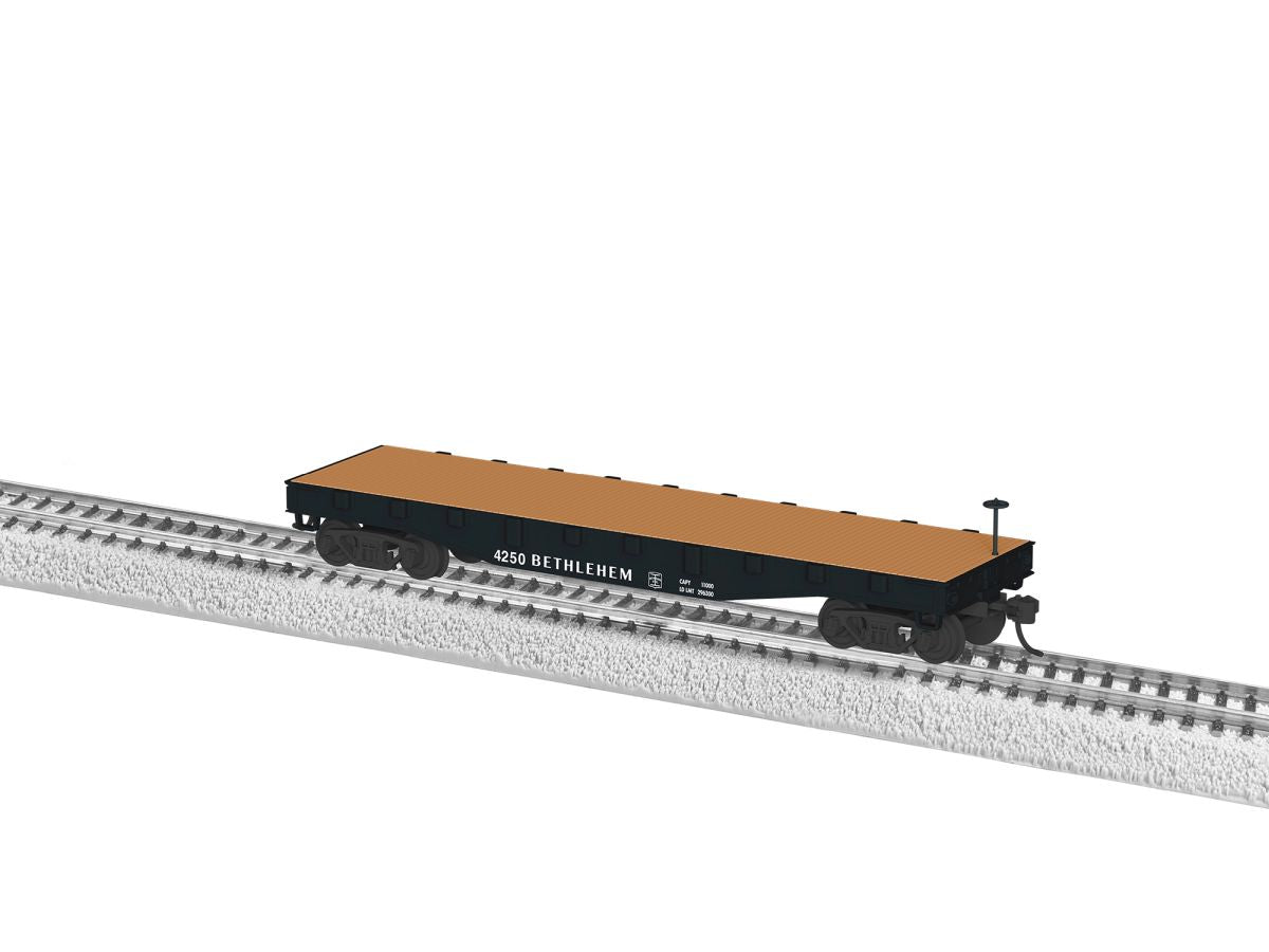 Lionel Train 2354250 HO RTR Flatcar Bethlehem Steel #4250