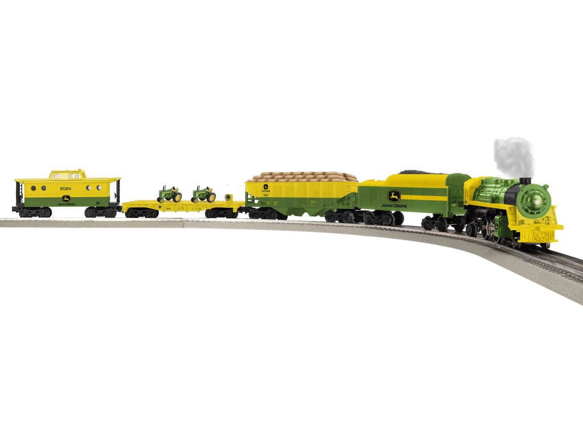 Lionel Train 2423070 O RTR John Deere LionChief VSR Freight Set