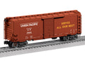 Lionel Train 2426080 O PS-1 Boxcar w/PatriotSounds UP WWII Tanks Dont Fight #1