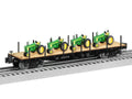 Lionel Train 2426160 O NP 40 Flatcar w/ John Deere tractor load