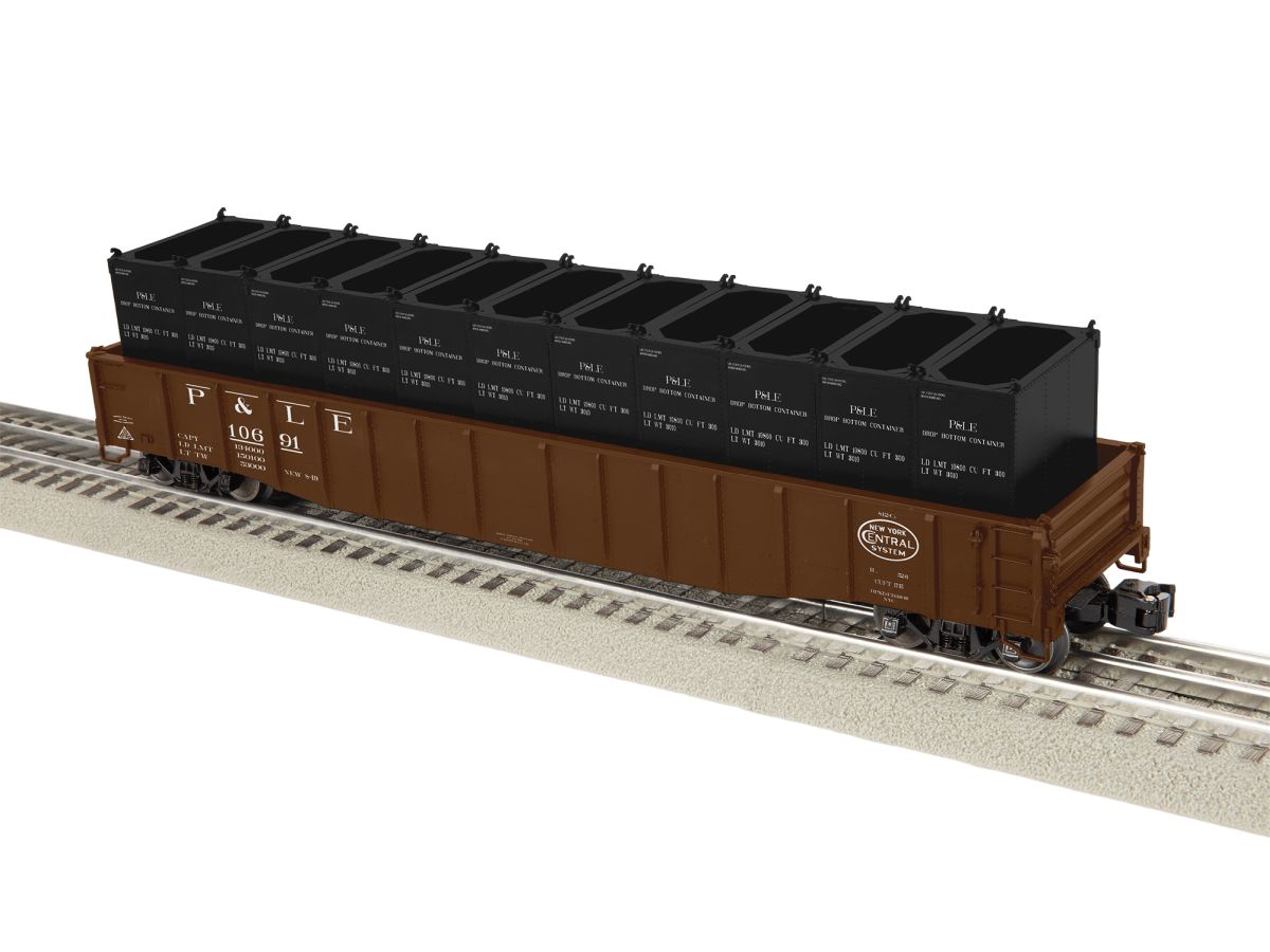 Lionel Train 2426290 O PS-5 Gondola P&LE #10691 with Coke Containers
