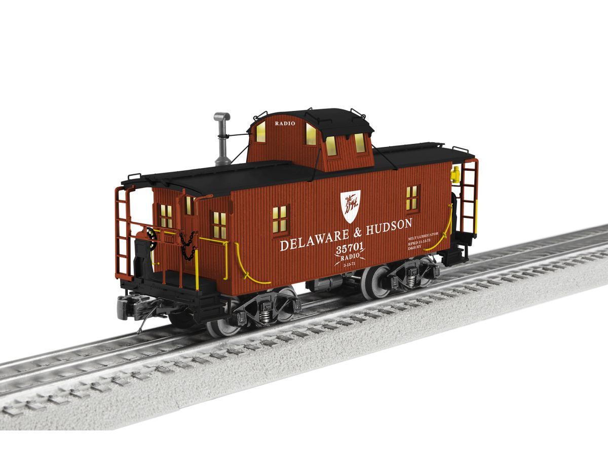 Lionel Train 2426430 O D&H Woodside Caboose #35701
