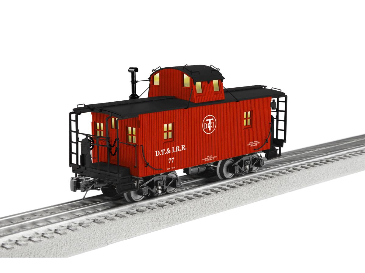 Lionel Train 2426440 O DT&I Woodside Caboose #77