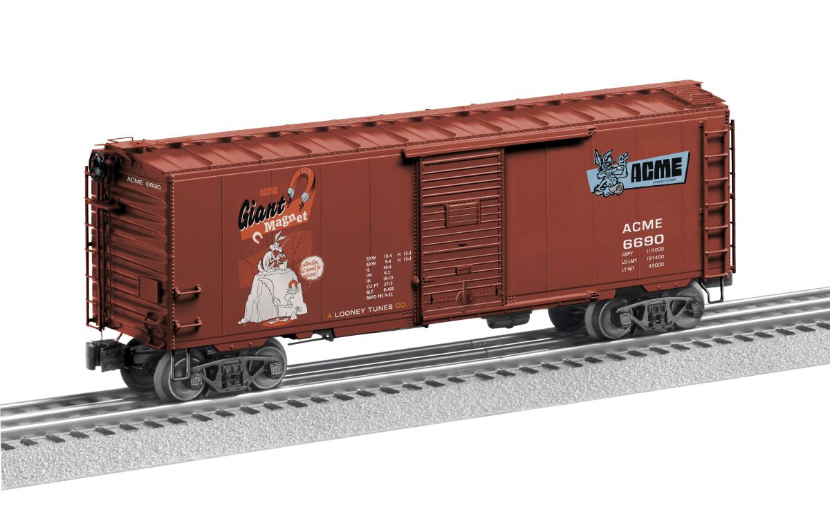 Lionel Train 2426690 O ACME Giant Magnet PS-1 Boxcar