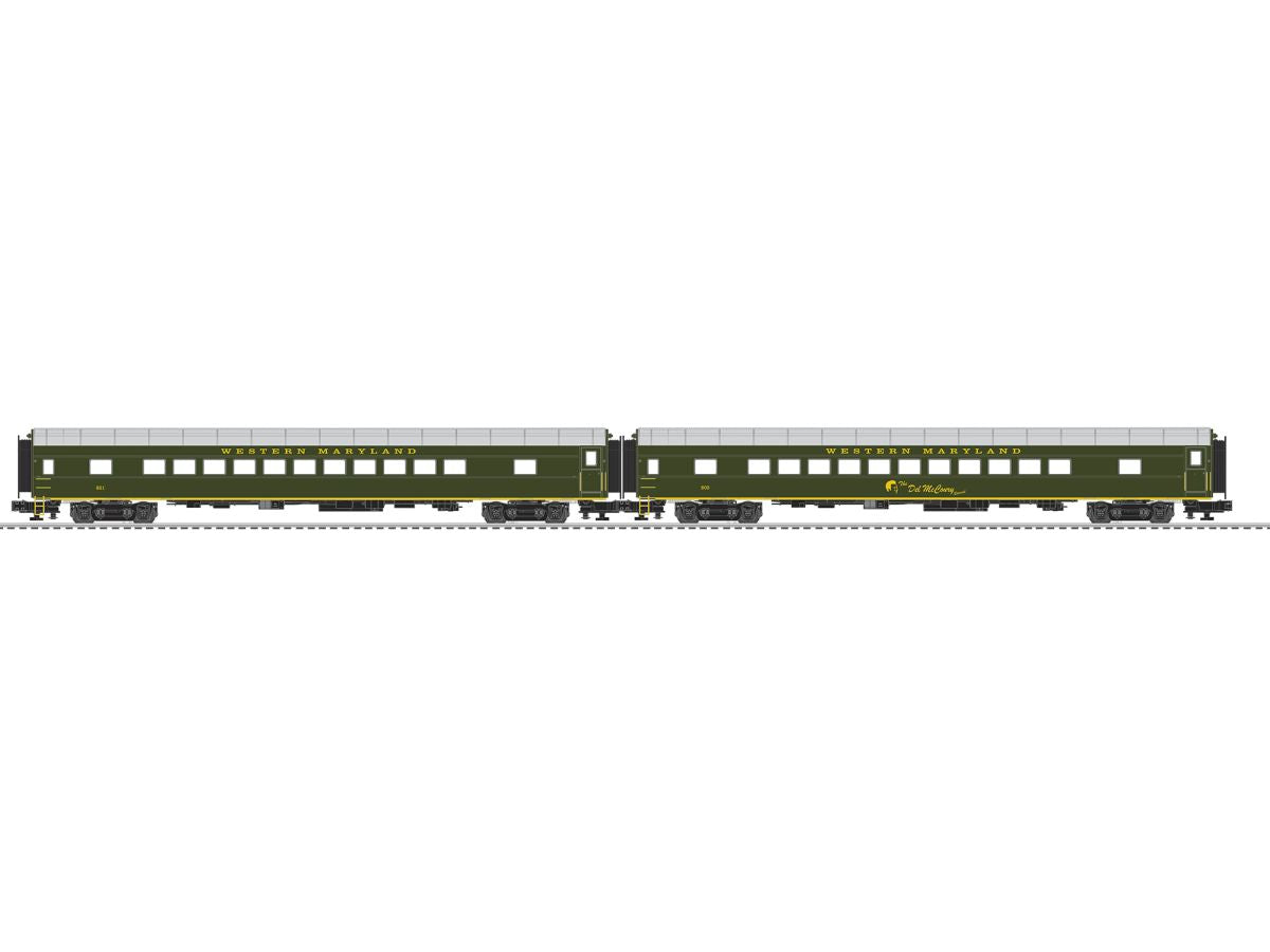 Lionel Train 2427050 O WM Scenic 21  Passenger Car 2-Pack A