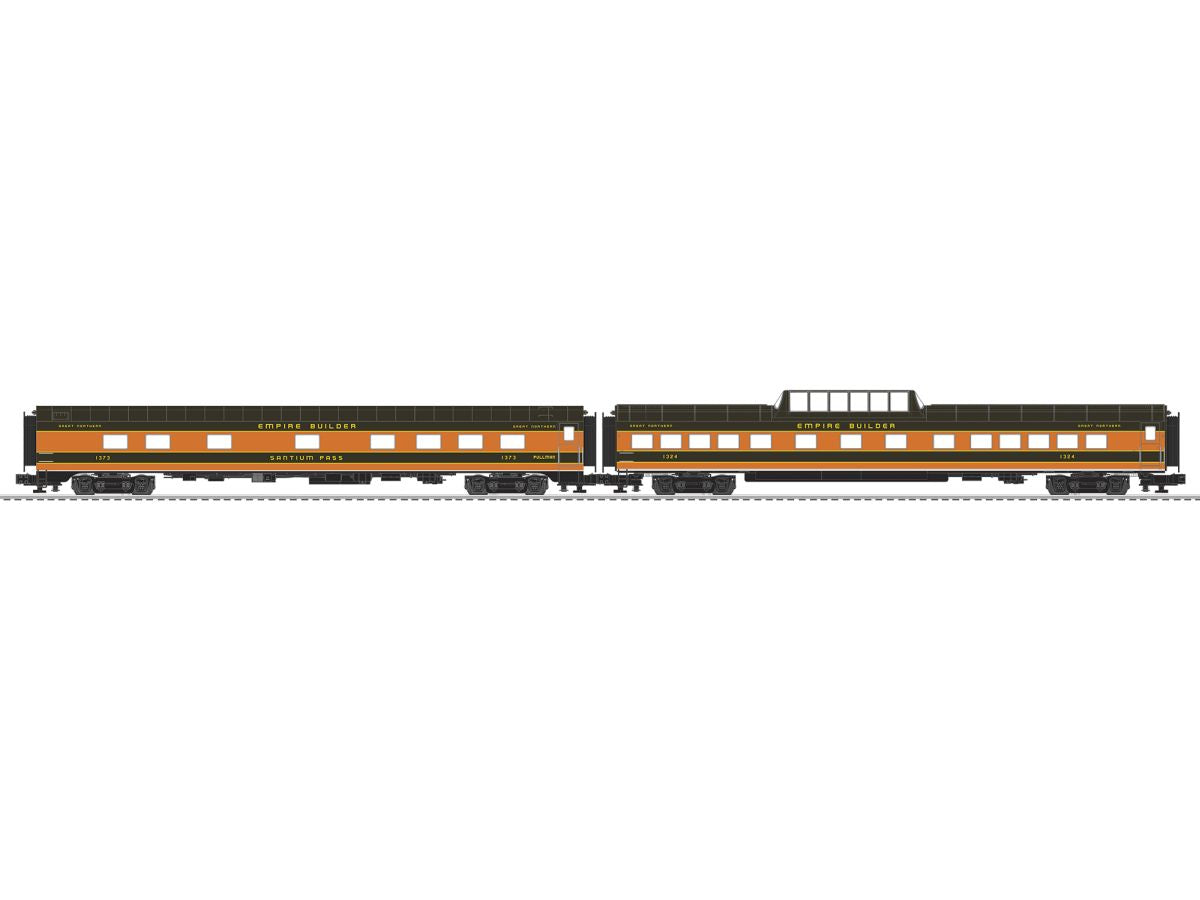 Lionel Train 2427090 O BTO GN Empire Builder 21  Passenger Car 2-Pack