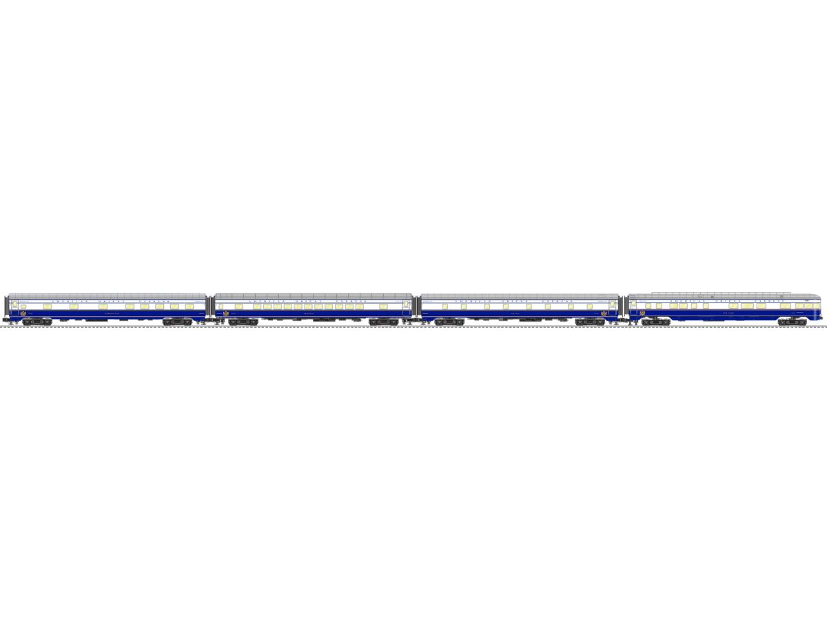 Lionel Train 2427190 O American Orient Express 4-pack