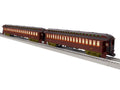 Lionel Train 2427360 O PRR semi-vestibule wood coach 2 pack