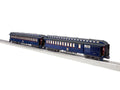 Lionel Train 2427560 O Royal Blue Wood Passenger 2 Pack B
