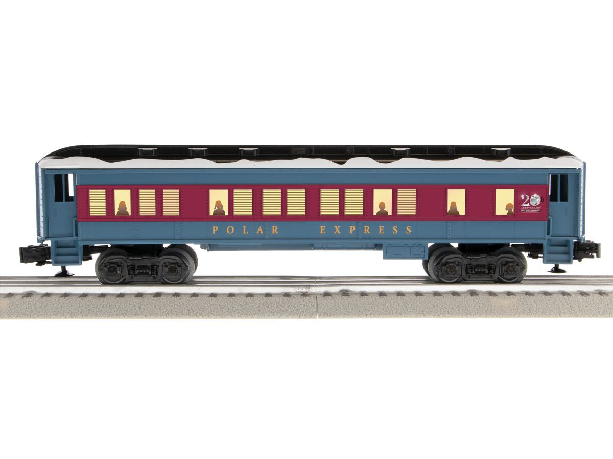 Lionel Train 2427720 O RTR THE POLAR EXPRESS 20th Anniversary Add-On Coach (White